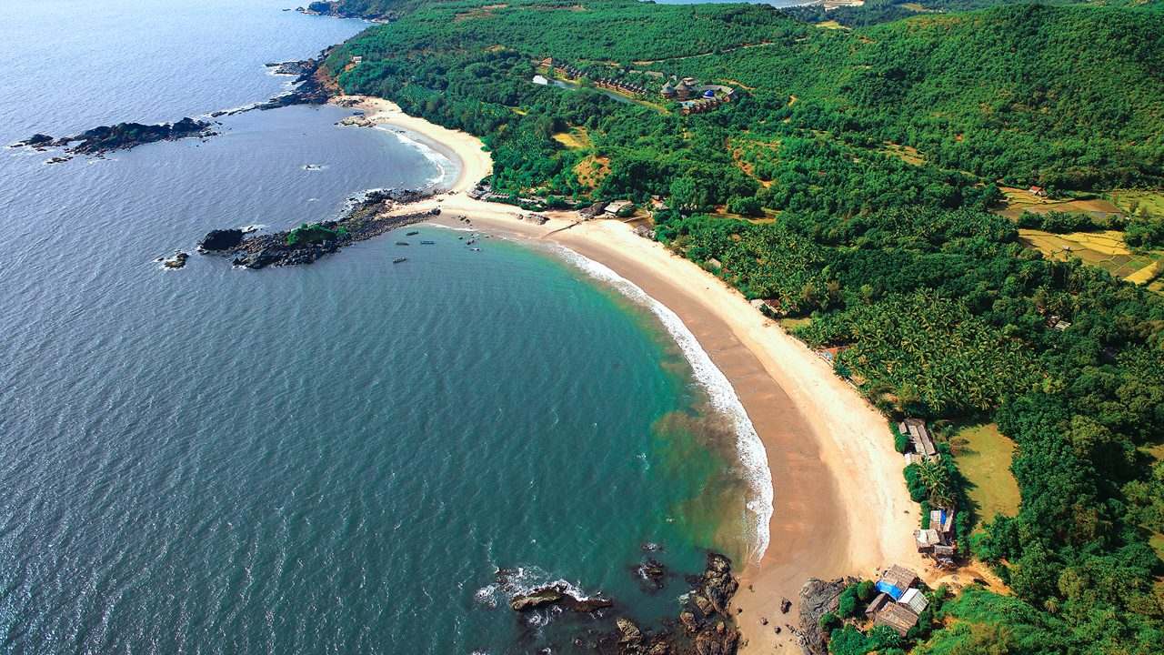 Gokarna Main Beach near Hotel OM International Gokarna