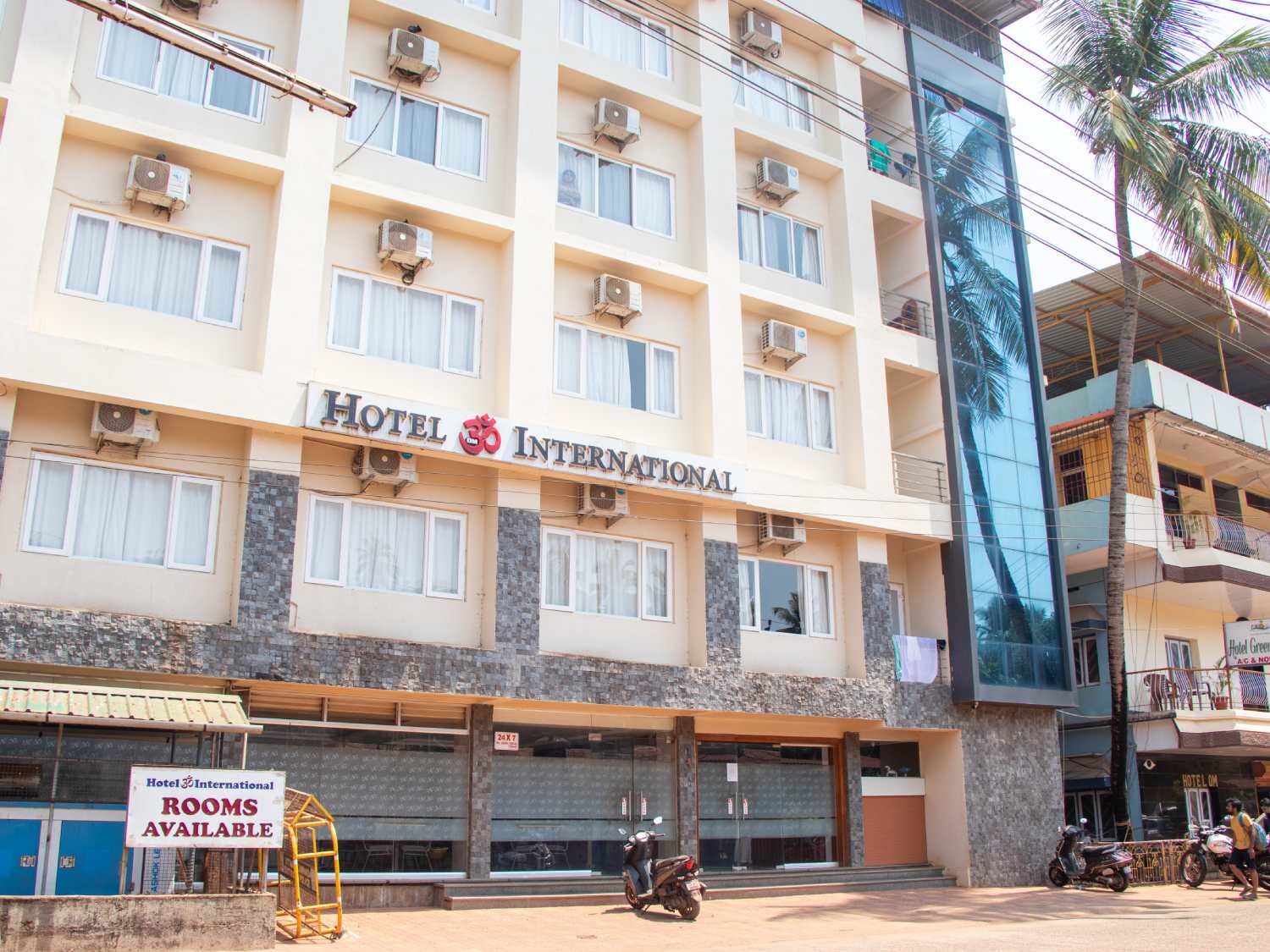 Hotel OM International Gokarna building exterior